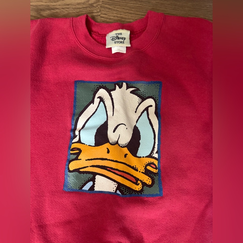 Vintage 1990s Disney Store Garment Featuring A Graphic Of Donald View 6